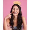 xo, Fetti Gold Birthday Girl Headband - Fits Adult +