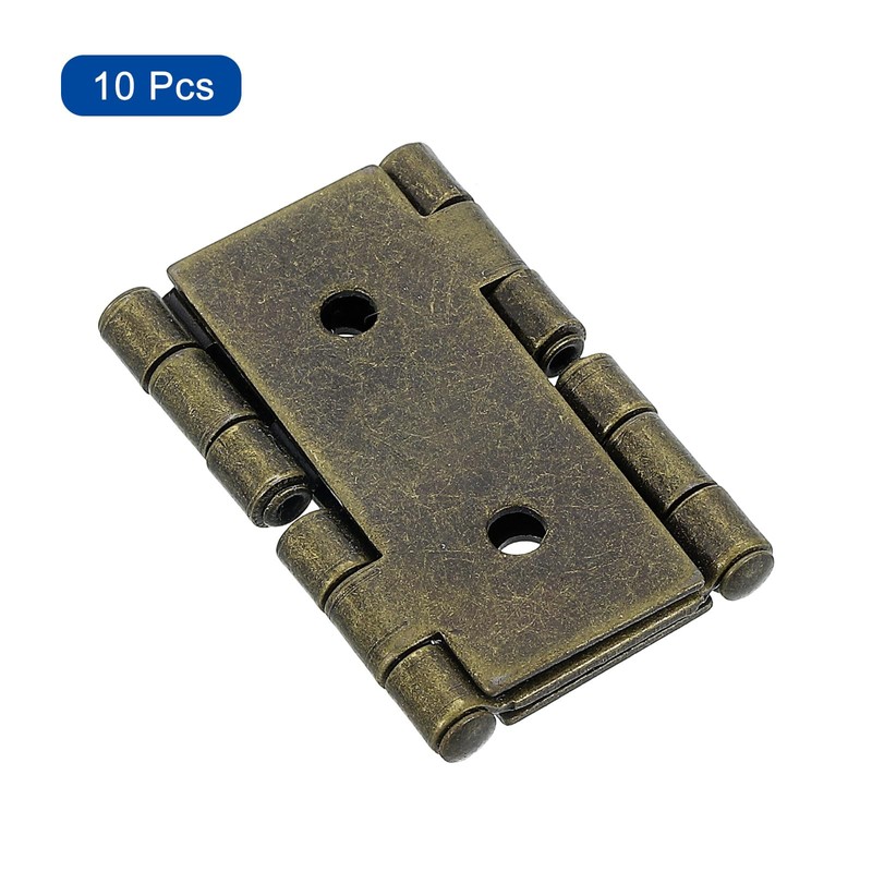 sourcing map Double Acting Hinges Folding Screen, 10Pcs 2.13" Double