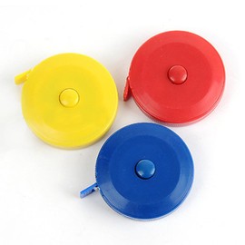 3pcs 1.5m 60inch Portable Soft Tape Measurement Sewing Tailor Ruler Push Button Retractable Tape Measure with Plasitc Cover for Clothing Measuring Children'S Height