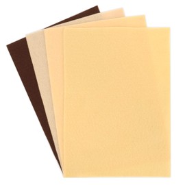 Trimcraft DCFL017 Dovecraft Essentials - A4 Premium Coloured Crafting Felt - Naturals, 8 Pack