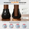 Chair Leg Floor Protectors,Furniture Felt Pads Caps,Upgraded Thickened