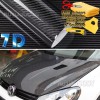 AUTOGOODY 108" x 60" Super Gloss 7D Black Carbon Fiber