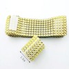 50PCS Napkin Rings, Gold Napkin Rings Buckles for Table Decorations,