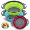 Silicone Collapsible Colander - Small Collapsible Colander for Camping -