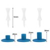 STARTIST 3 Pcs Golf Rubber Tee Holder Golf Practice Hitting
