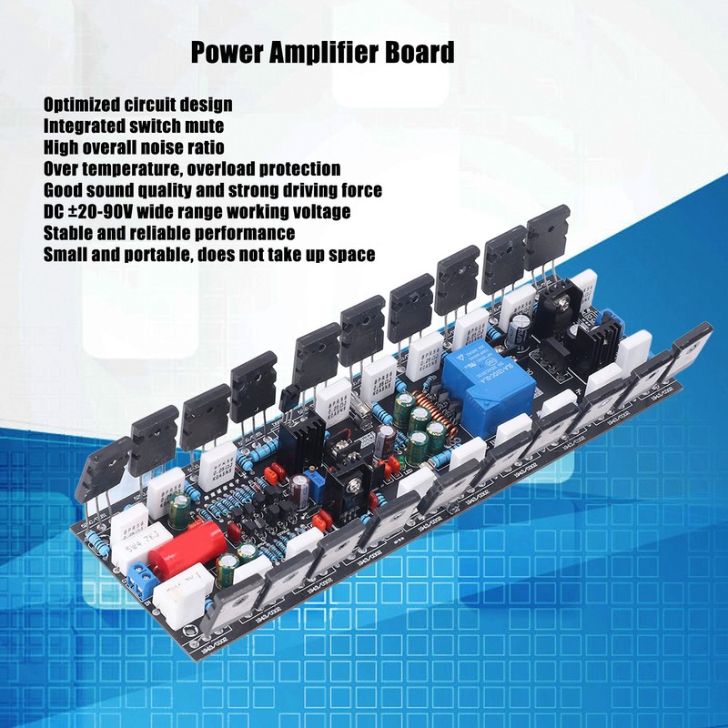 Single Channel Power Amplifier Board 1943+5200 Audio Rear Amplification Module