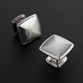 Home Expert Cabinet Knobs 10 Pack Brushed Nickel Kitchen Cabinet Knobs Silver Knobs for Kitchen Cabinets and Drawers Dresser Knobs Closet Door Knobs