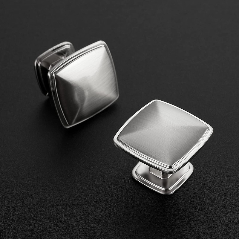 Home Expert Cabinet Knobs 10 Pack Brushed Nickel Kitchen Cabinet