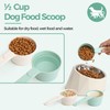 MSBC Measuring Dog Food Scoop - 1/2 Cup Scoop Measuring