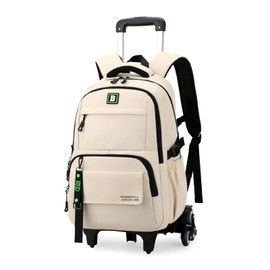 Armbq Rolling Backpack for Boys Kids Backpack with Wheels Trolley School Bag for Teens Elementary Wheeled Backpack