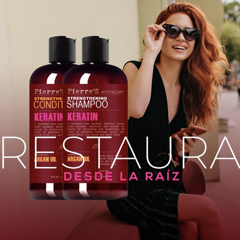 PA Keratin Strengthening Shampoo 16 oz