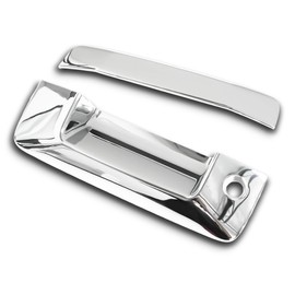 Cobra-Tek Fits 2015-Up GMC Canyon Tailgate Handle Cover W/Keyhole, W/O Camera Chrome