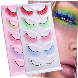 WOONEKY Lightweight Fake Eyelashes Natural Look Individual Lashes for Women 2 Boxes
