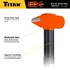 Titan iDX 63620 2.5lb Cross Pein Hammer, Blacksmith Tool with