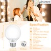 hansang G25 LED Globe Light Bulbs, Bathroom Vanity Light Bulbs
