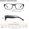 Gaoye Reading Glasses Men/Women, Eyeglasses, Blue Light Readers for Men/Women,