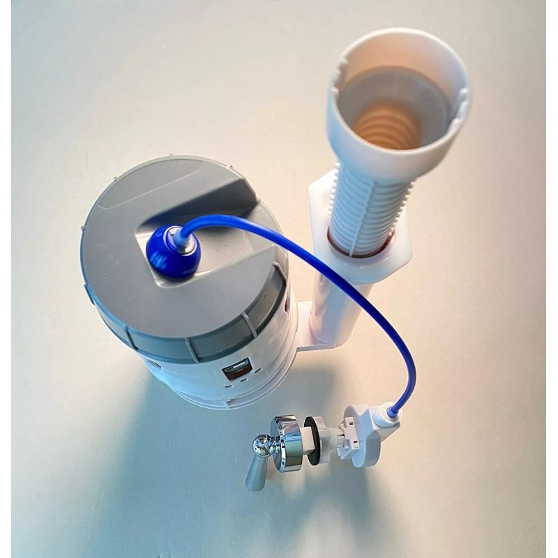 NUFLUSH Three inch (3.2") Dual Flush with Cable Flush Handle