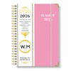 Mistep 2026 Dairy Planner Notebook A5 With Line Pages, Metal