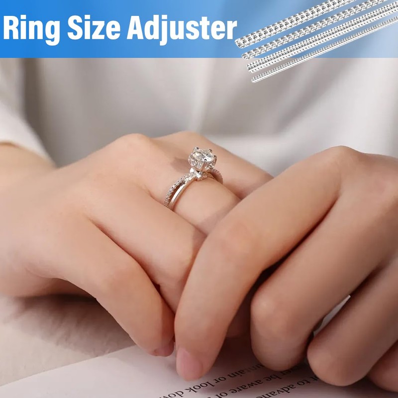 Invisible Ring Size Adjuster for Loose Rings, Pack of 16