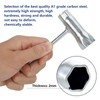 ZWQLZG 4 PCS Chainsaw Scrench Spark Plug Spanner Removal Tool