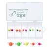 Zite Fishing Tungsten Cheburashka Bottom Jigs Set - 15 Pieces