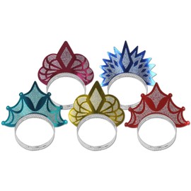 Princess Tiaras (asstd Colors), 50 Tiaras Per Package