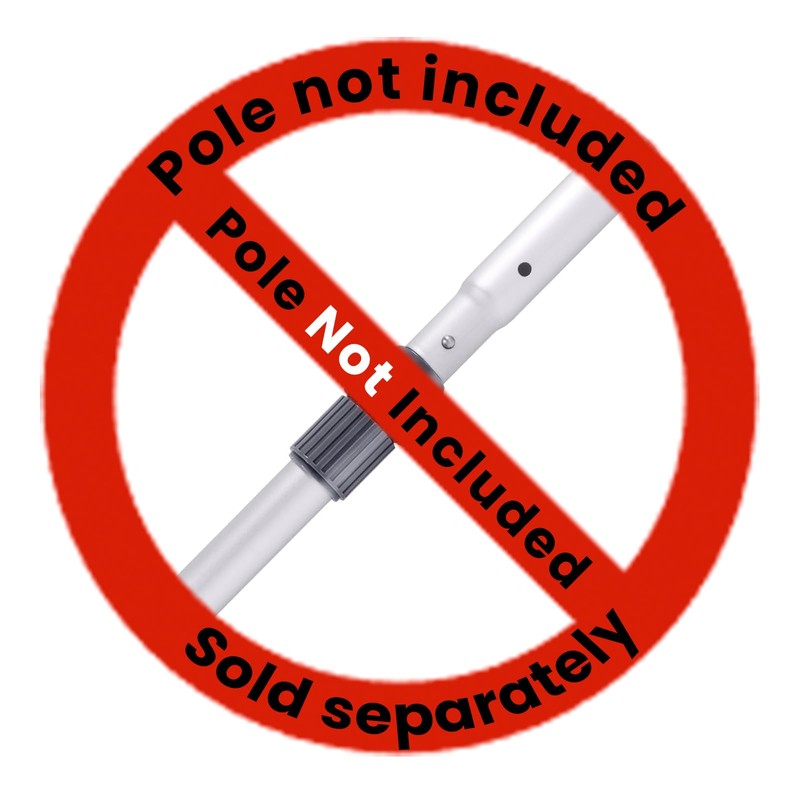 Sepetrel Swimming Pool Leaf Skimmer Net,Double-Layer & Reinforced Frame Deep