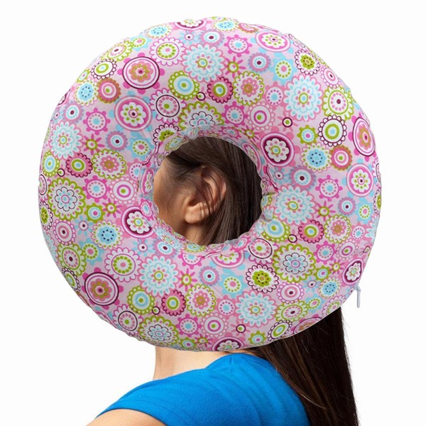 Piercing Pillow with Hole for Ear, Doughnut Cushion for Ear,