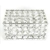 VI N VI Silver Crystal Jewelry Box with Glass Interior