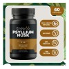 Fibra De Psyllium Husk 100% Puro 60 Cápsulas
