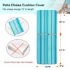 NettyPro Outdoor Patio Lounge Chair Cushion Covers Set 2 with