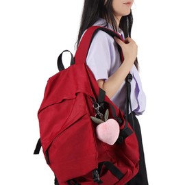 Apricot Lamb Peach Fruit Food Cute Keychain, Soft Stuffed Plush Keychain Toys for Kids’ Backpack, Purse, 3.2 Inches