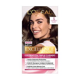 Tinte Capilar Excellence L'Oréal Paris 5 Castaño Claro