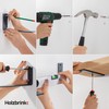 HOLZBRINK HLR-L-300-9016 Metal Shelf Brackets for Wall Shelves White 300
