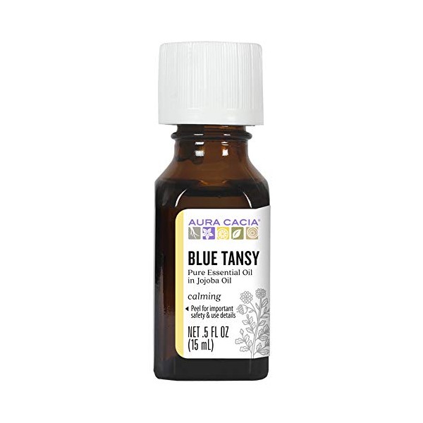 Aura Cacia Blue Tansy (in jojoba Oil) | 0.5 fl. oz.