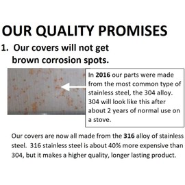 TrueGem Stove Gap Covers - 23.4", 316 Stainless Steel | Oven Side Gap Filler | Range Trim Kit | Guard Between Stove Top & Counter