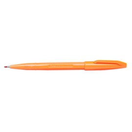 Pentel Sign Pen - Orange, Pack of 12 , S520-F