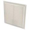 Amig - Square Plastic Ventilation Grille with Mosquito Net |