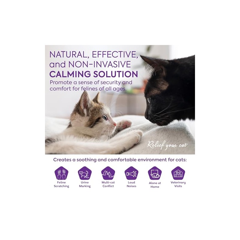 TopSum Cat Calming Pheromone Diffuser: Feline Pheromones Plug in for
