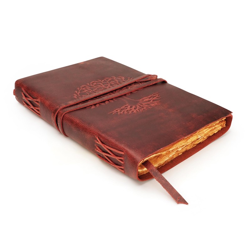 LUXEORIA Tree Of Life Leather Journal for Women and Men,