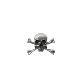 Halloween Skull Brooch Pin for Women Men Gothic Cross Sword Bone Dagger Design Vintage Spooky Horror Jewelry for Jacket, Vest, Hat (2)