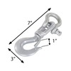 Vestil HOOK-S-6 Steel Swivel Hook with Shackle 6,000 Lb. Capacity