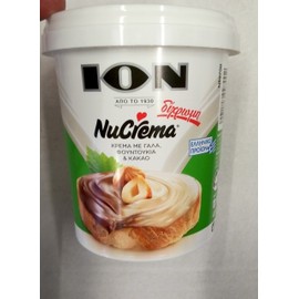 ION NUCREMA Two Flavor Combination Cocoa with Hazelnuts and Milk Spread