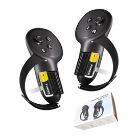 Upgraded Controller Grips Cover for Meta Quest 3/3s / Oculus Quest 3/3s, Adjustable Comfort Controller Grips Wrapped in Durable Silicone Covers - Elevate Your Gaming Experience with Anti-Slip & Sweat-Proof Design