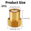 Pack of 2 3/4 Inch Brass Check Valve DN20 Thread