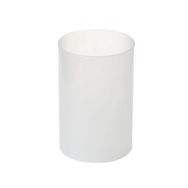 SUNWO Various Size Frosted Glass Hurricane Candle Holders, Frosted Glass Cylinder Open Both Ends, Open Ended Hurricane Diameter 3", Height 10"