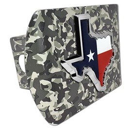 Elektroplate State of Texas All Metal Urban Camo Hitch Cover for Trucks and SUVs | Fits Standard 2" Trailer Hitch Receivers | Premium Weatherproof