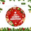 KFJBPB 50 Pack Christmas Paper Plates 7 inch, Merry Christmas