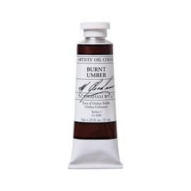 M. Graham Artist Oil Paint Burnt Umber 1.25oz/37ml Tube