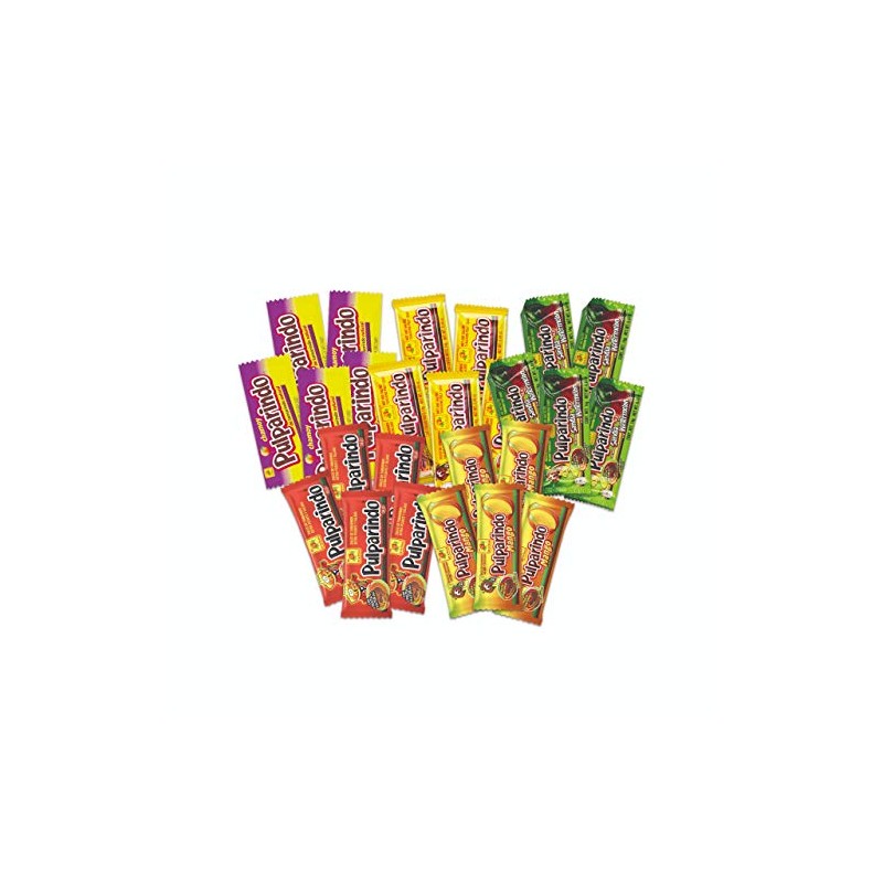 Mexican Candy Assortment Bag (25 Count) with Pulparindo Chamoy (Original,